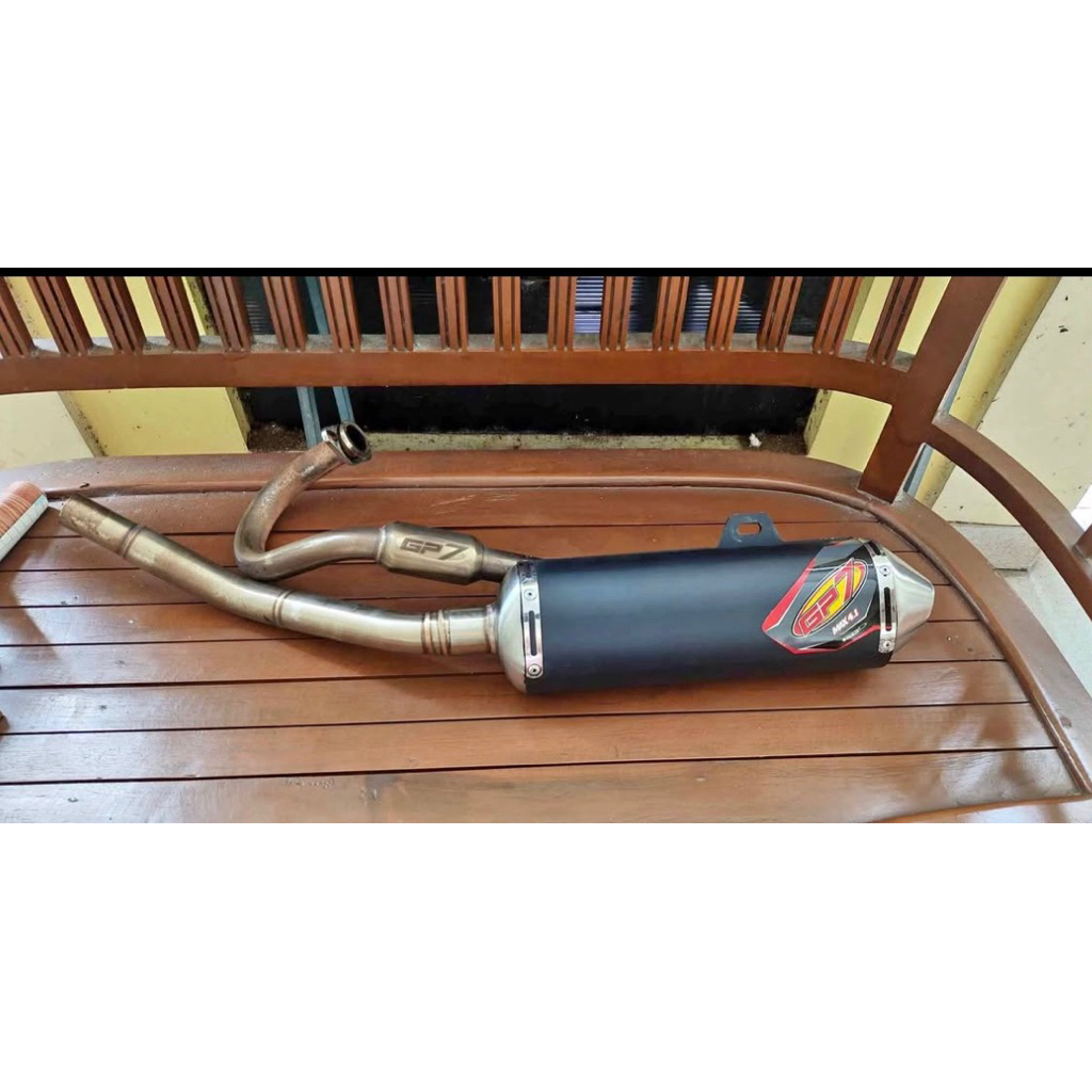 Knalpot GP7 max 4.1 Yamaha WR155 asli