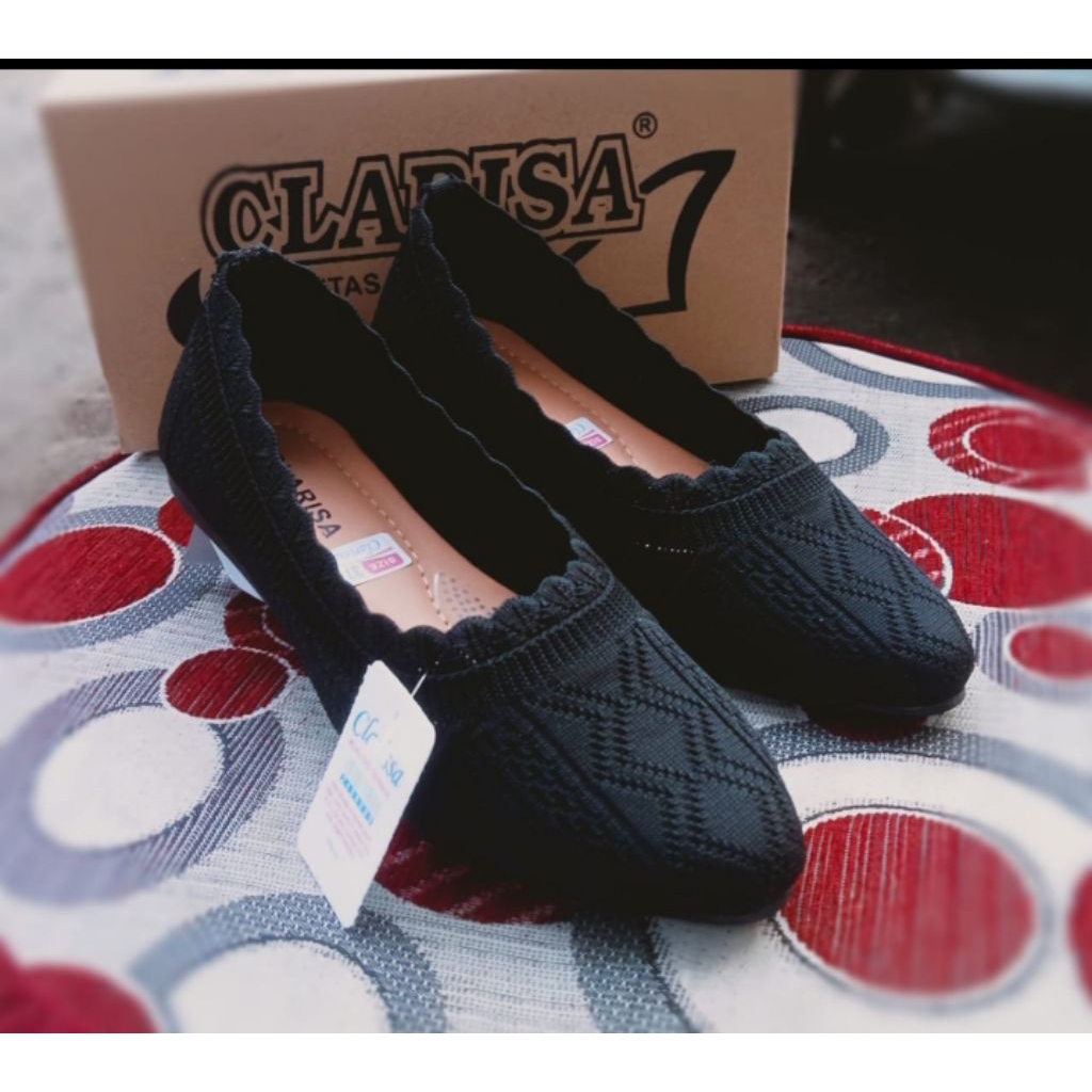 flat shoes rajut import