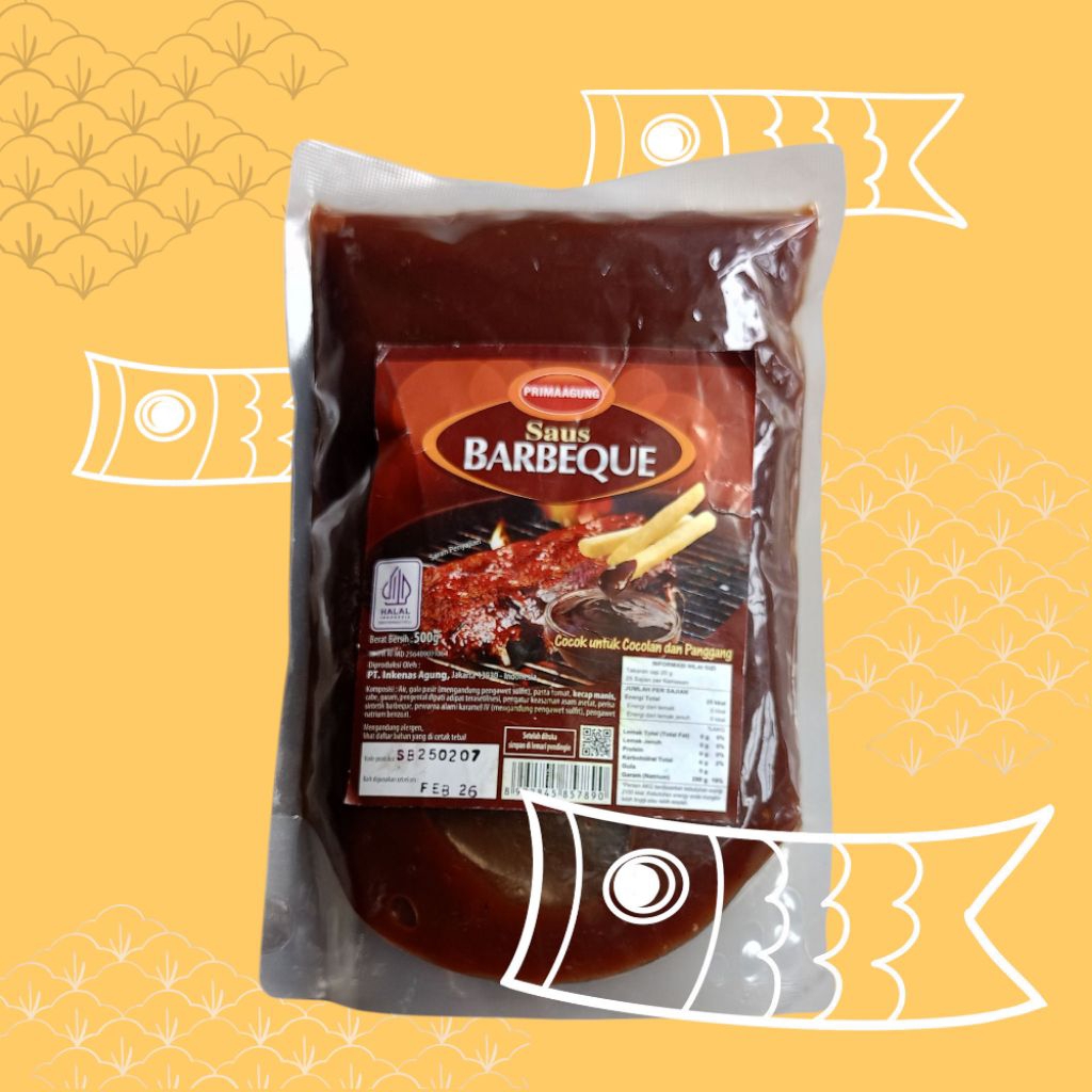 

Saus Barbeque PrimaAgung 500gr Halal
