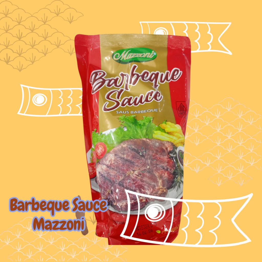 

Mazzoni Barbeque sauce | Saus Barbeque 1kg Halal