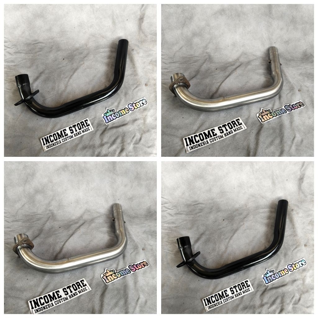 leheran knalpot Motor Japstyle sambungan knalpot motor custom Tiger Megapro Cb Gl Scorpio