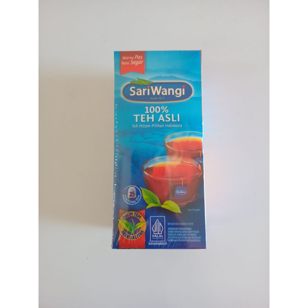 

teh sariwangi isi 25 kantong