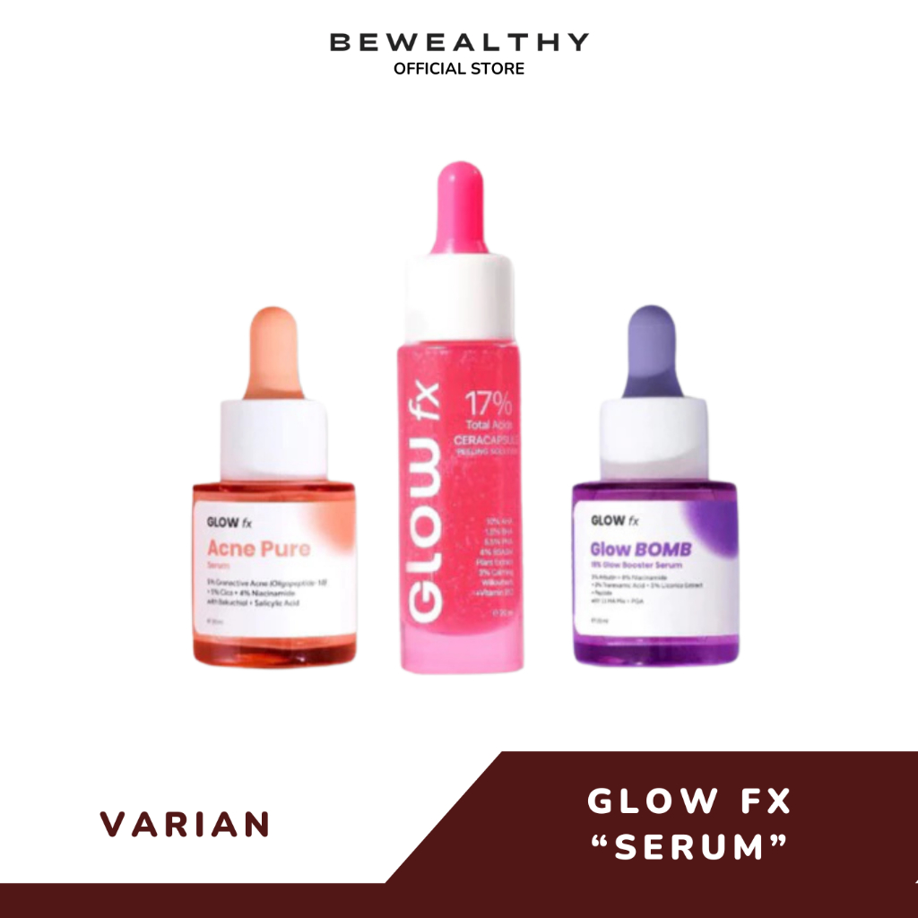 GLOW FX Glow Bomb Serum Acne Pure Serum 19% Brightening Power 20ml