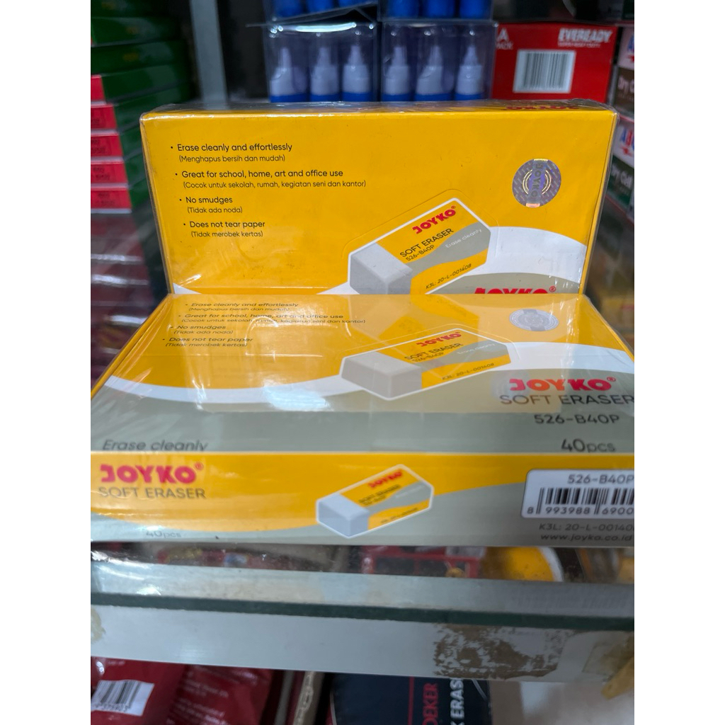 

Penghapus joyko isi 40pcs