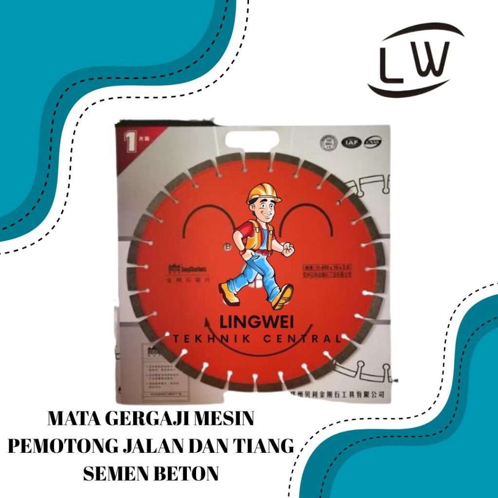 MATA GERINDA / MATA GERGAJI MESIN PEMOTONG JALAN DAN TIANG SEMEN BETON