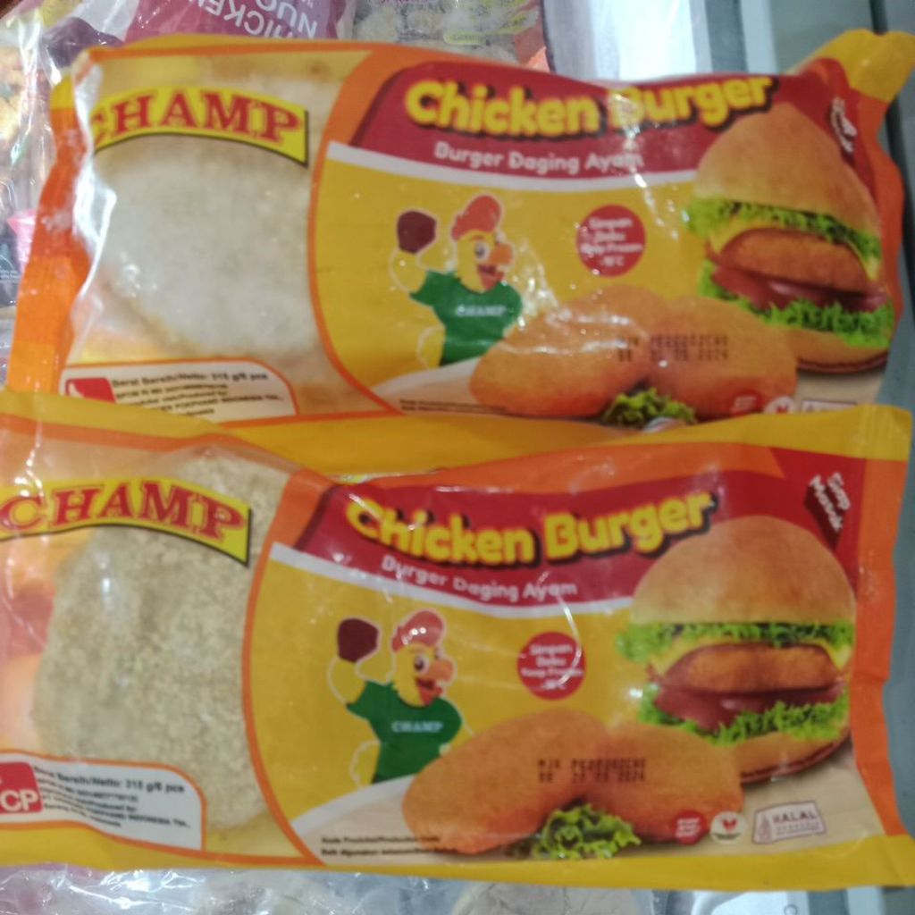 

Champ Chicken burger 315gr(6pcs)