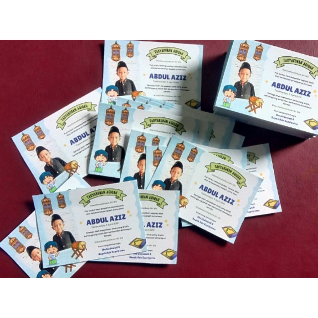 

Stiker | Stiker Glossy Aqiqah/Ulang Tahun/Khitan | Stiker Nasi Box