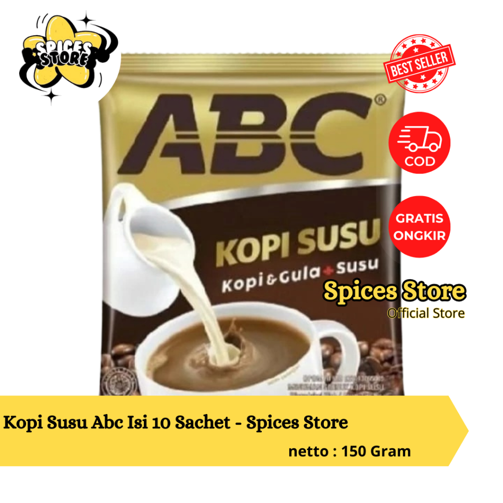 

Kopi Susu Abc Isi 10 Sachet - Spices Store - Kopi Nikmat Murah