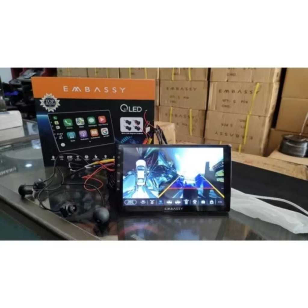 Hu Android Embassy 9inch Macurius Ram 4/64GB plus Kamera 360