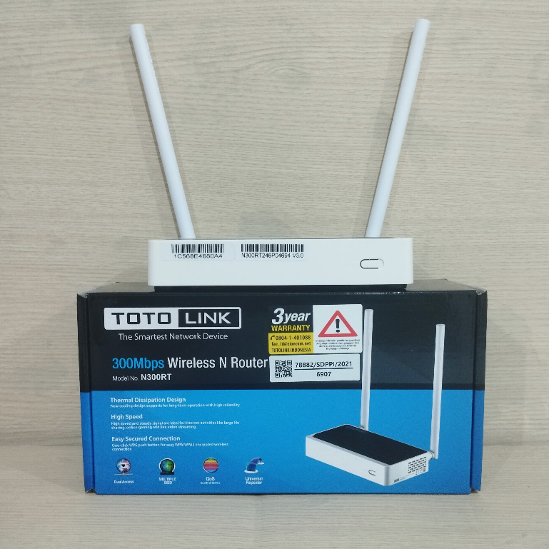 TOTOLINK N300RT Wireless N Router 300Mbps High Speed Totolink