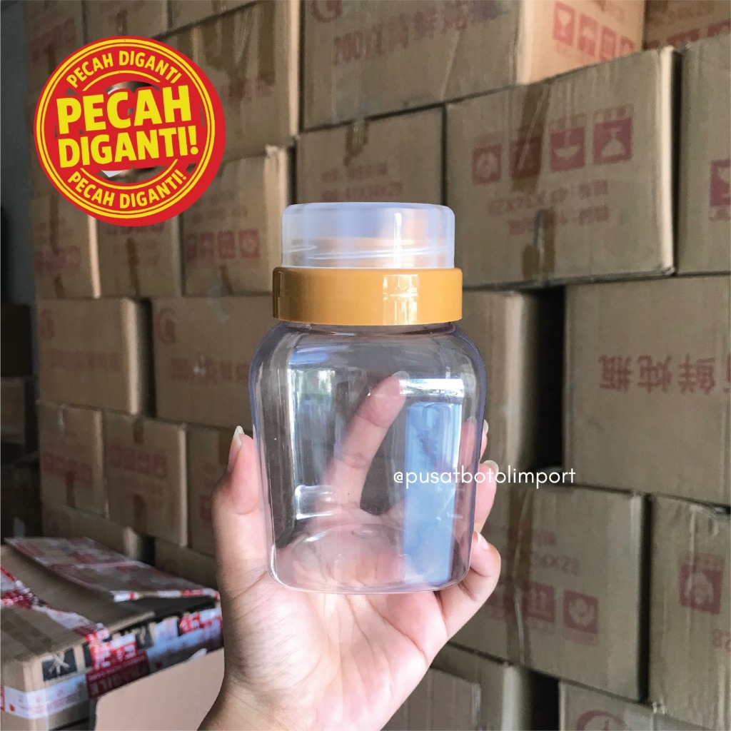 Pet Honey Jar 500gr / Jar Plastik untuk Madu 500gr - PHJ01