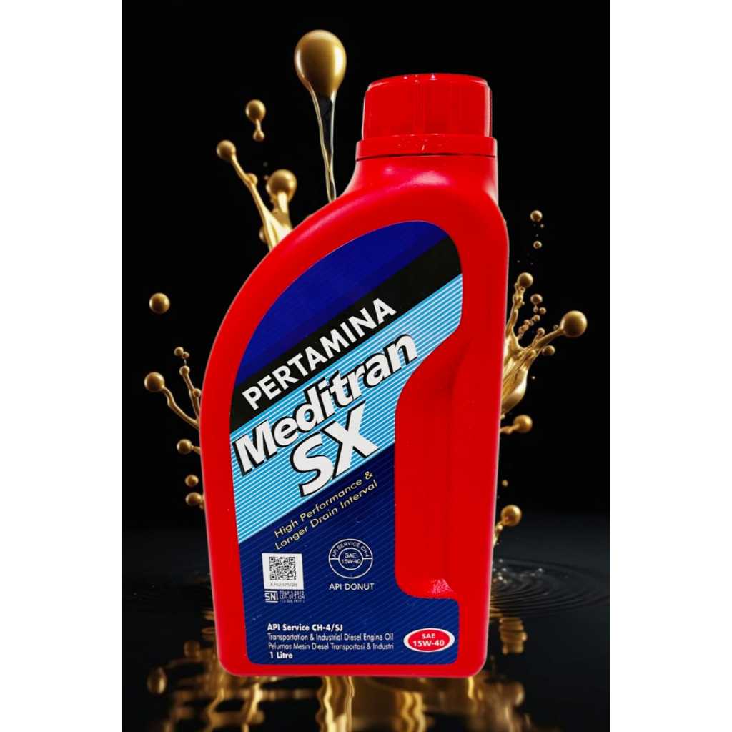 PERTAMINA MEDITRAN SX 1 LITER OLI MESIN PERTAMINA MEDITRAN SX 1000 ML