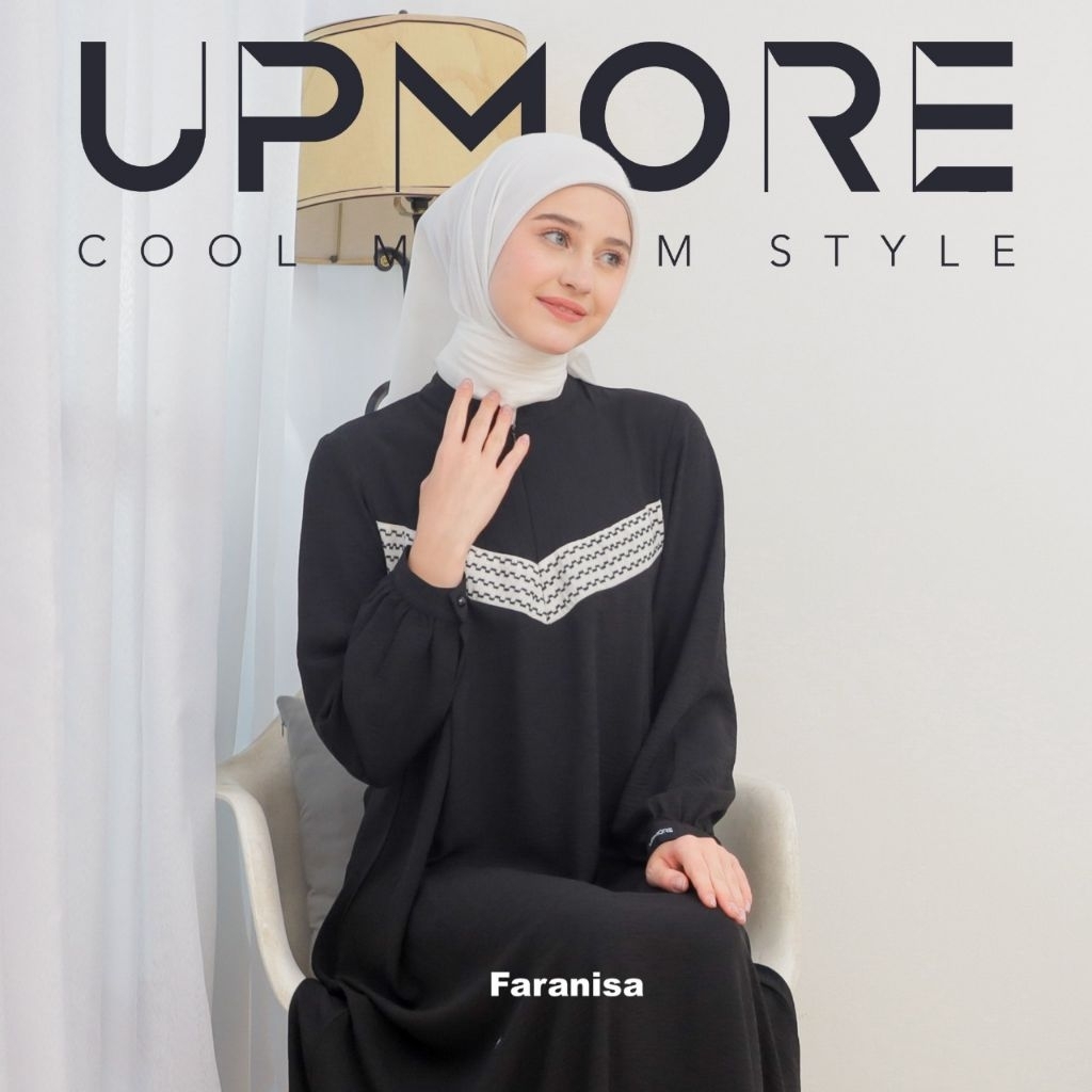MUTIF GAMIS FARANISA BY UPMORE BLACK TERBARU 2025