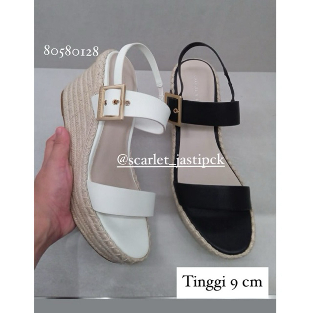 (JASTIP SALE) Sepatu Wedges espadrilles 80580128 (ORIGINAL STORE) - 128