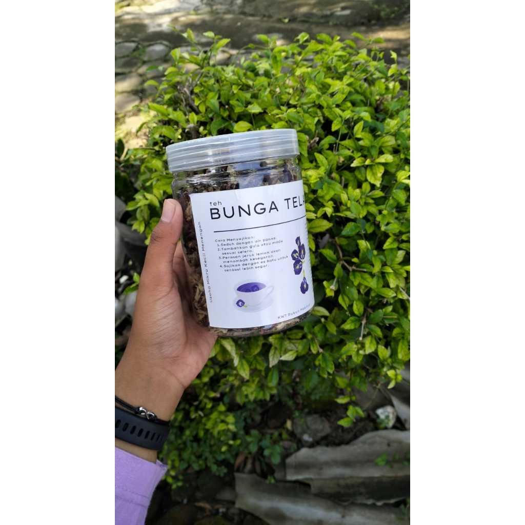 

Farm ID - Teh Bunga Telang Kering 100 Gr - Kemasan Toples