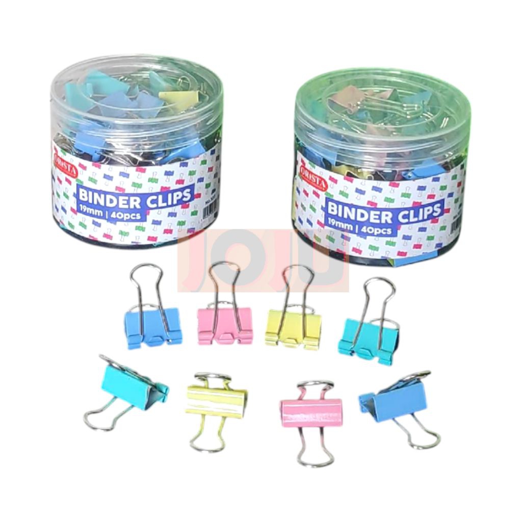 

Binder Clip Warna no 107 merk Orista (Tabung)