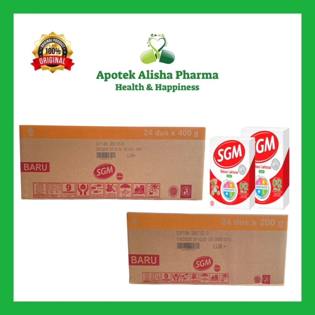 

SGM LLM+ Bebas Laktosa 400gr dan 200gr Karton