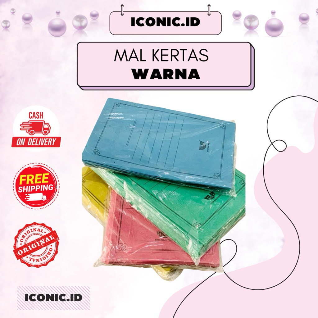 

Iconic.id - Map Kertas Warna / Map Warna / Map Kertas