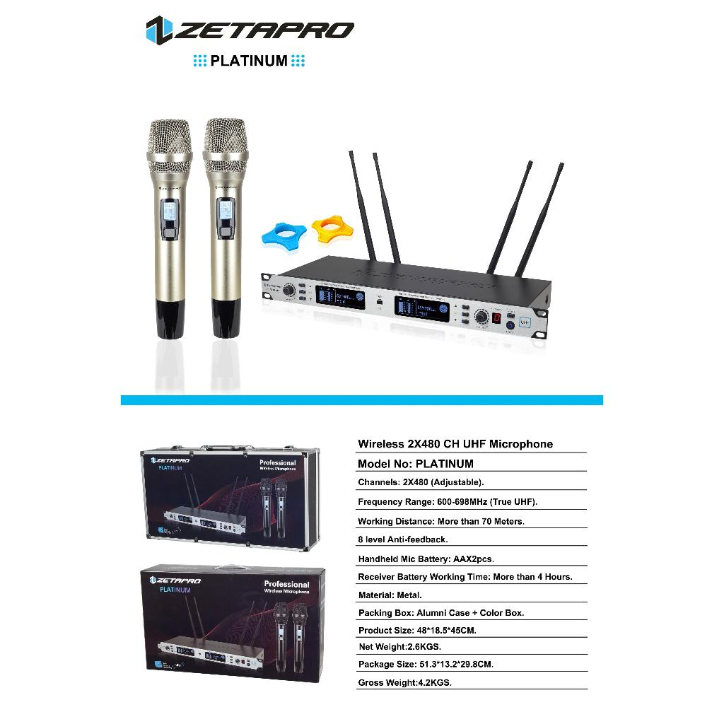 MIC WIRELESS ZETAPRO PLATINUM / Zetapro Platinum / ZETAPRO ORIGINAL