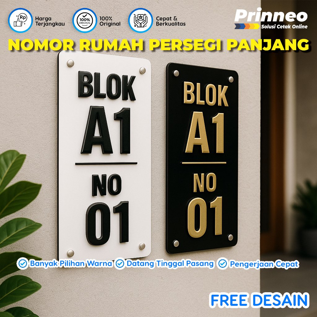 NOMOR RUMAH AKRILIK, NOMOR RUMAH AESTHETIC TIMBUL, NOMOR RUMAH TEMPEL DINDING, CUSTOM