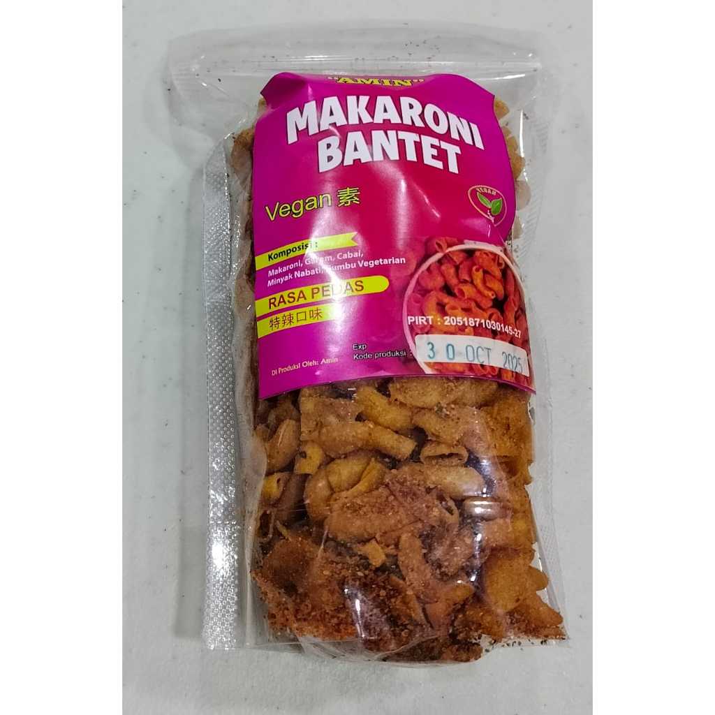 

amin makaroni bantet pedas vegan