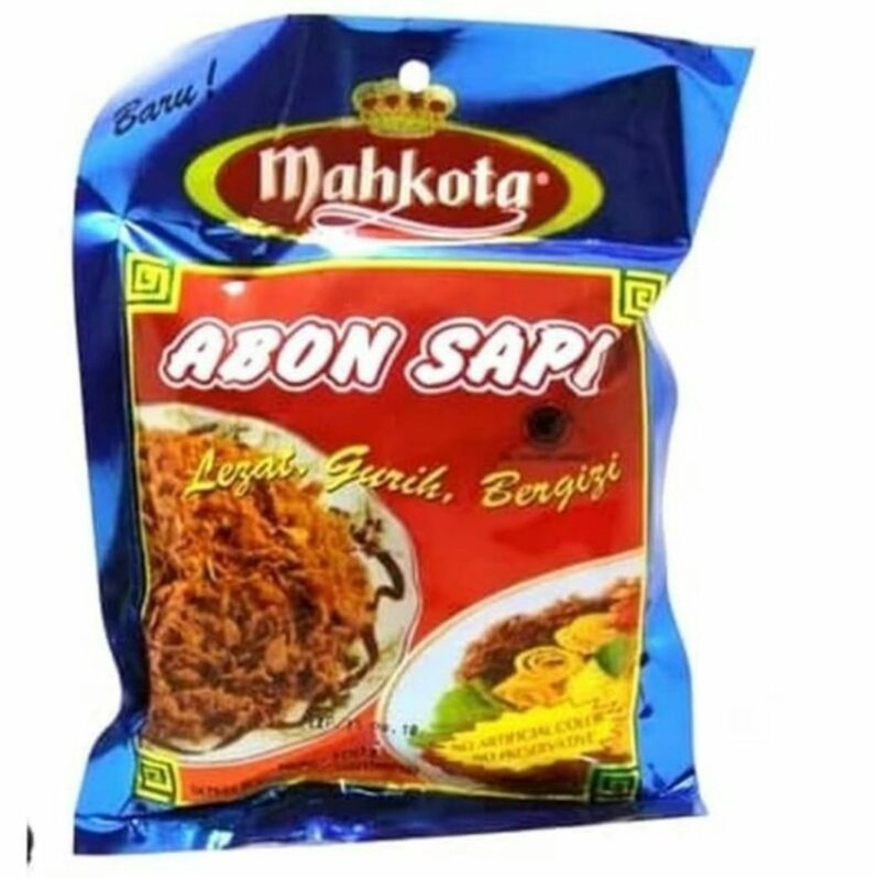 

Abon Sapi Cap Mahkota kemasan 100gr