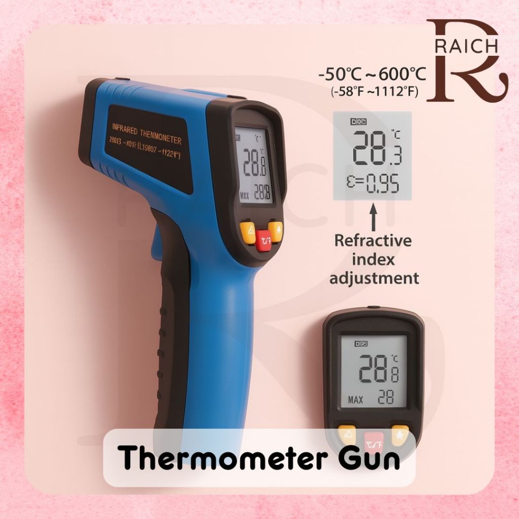 THERMOMETER GUN BOX Termometer Masak Tembak Infrared / Digital Cooking