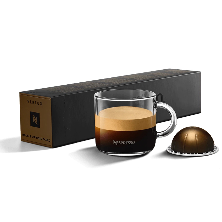 

Nespresso Vertuo Double Espresso Scuro Coffee Capsules / Kapsul Kopi - 10 Capsule