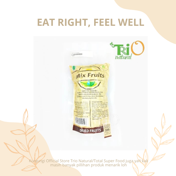 

TRIO NATURAL Mix Dried Fruits 225 gram