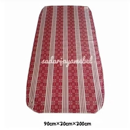 90×200×20cm sarung/urung/kulit kasur katun rrt tebal awet adem kuat sudah jadi tinggal di isi kapuk