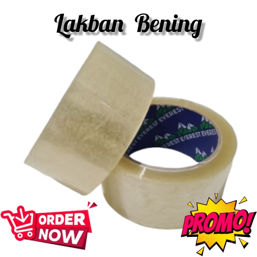 

Solatip Isolasi Lakban Bening 2" inchi Lakban Karton Lakban Kardus Solasi Selotip Transparan 48mm Masking Tape Berkualiatas Harga Termurah