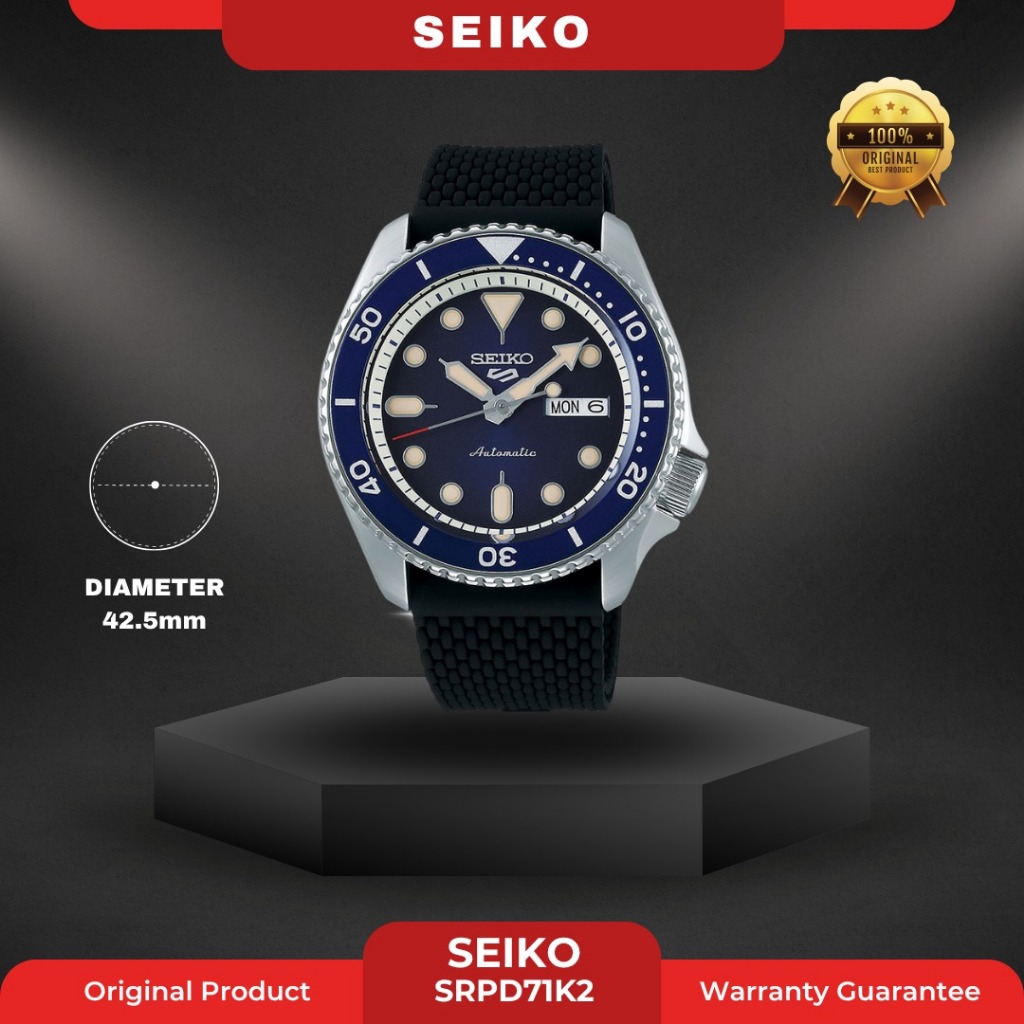 SEIKO SRPD71K2 PRIA ORIGINAL JAM TANGAN COWOK ARLOJI COWOK FASHION