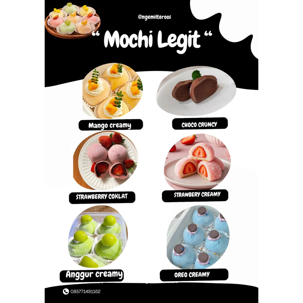 

Mochi legit lembut