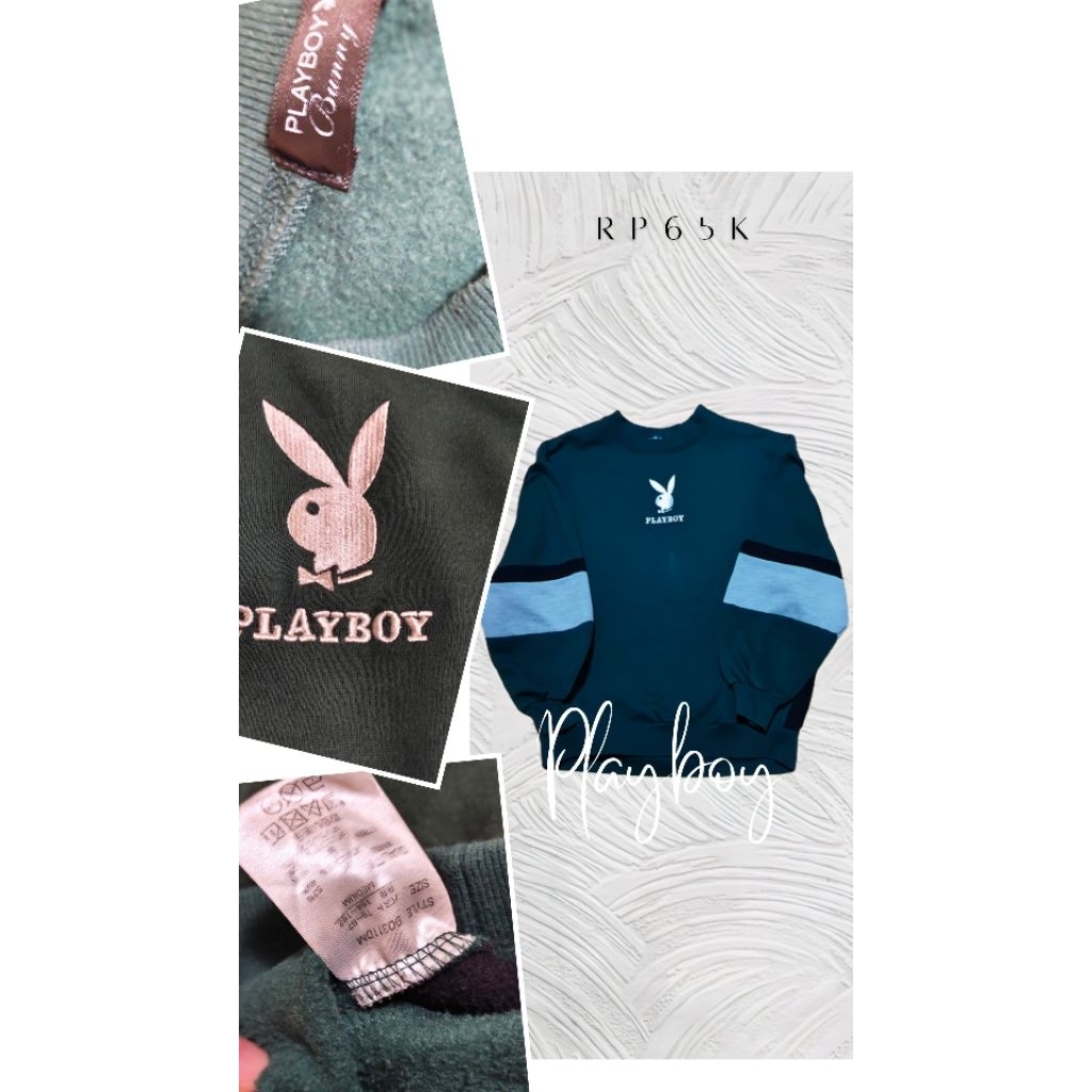 play boy crewneck