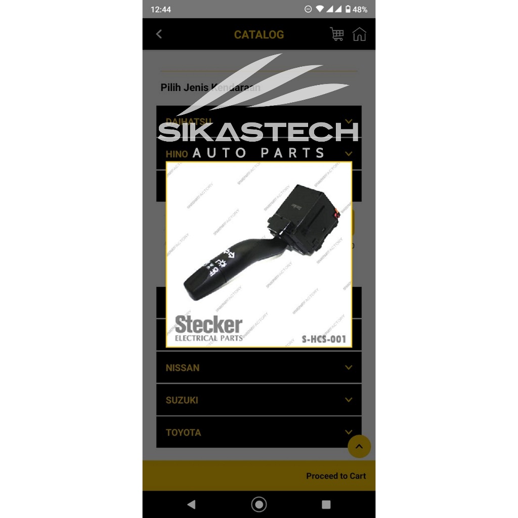 35255-S5A-J02 LIGHTING & TURN SIGNAL SWITCH ASSY / SAKLAR LAMPU DEPAN & SEIN HONDA CITY GD8 JAZZ GD3