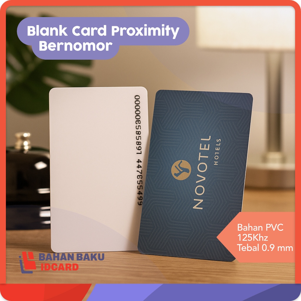 

Blank id card Thermal 125 khz bernomer ID Card Em4100 PVC Card 0.8