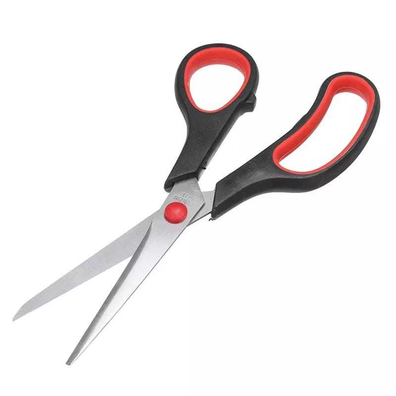 

[ GOGO ] Gunting Kain Merah Hitam Besar / Gunting Kain Hitam Merah Ergonomis