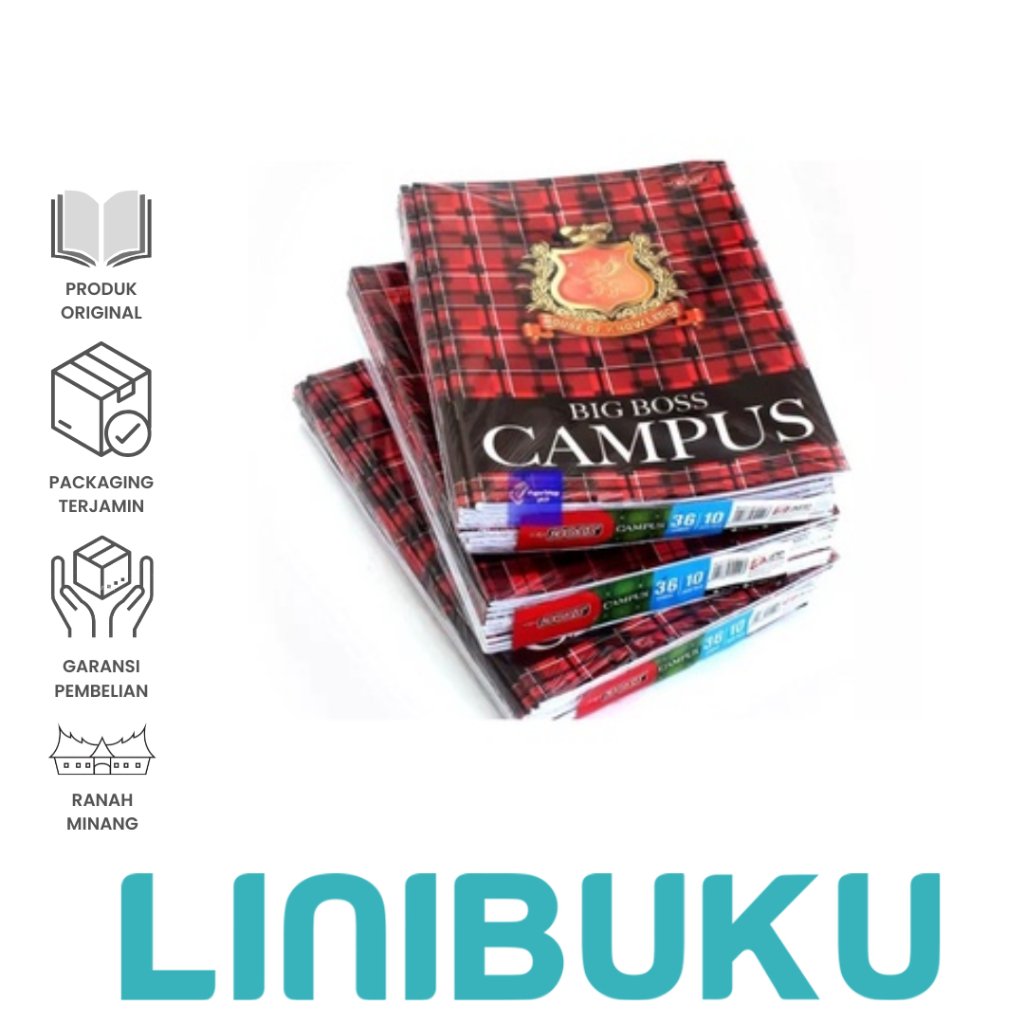

Buku Tulis Big Boss 42 lembar - BUKU UKURAN BOXY - TANAMO - BIGBOS - CAMPUS - SKOLA