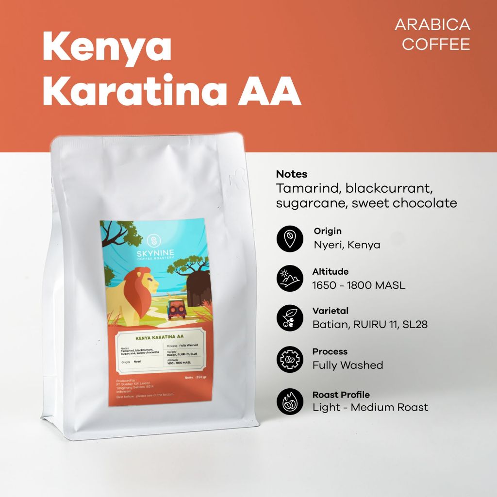 

KOPI ARABIKA KENYA KARATINA AA ROASTED BEANS