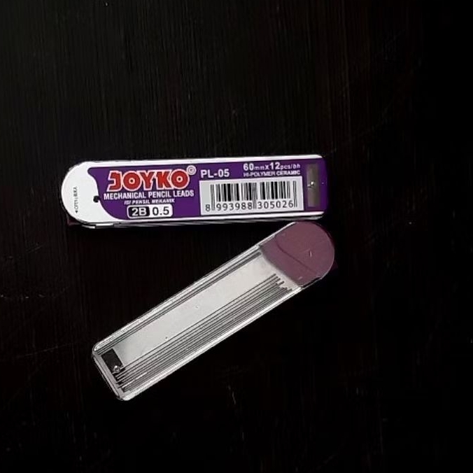 

Pinsil Mekanik (isinya) Mechanical Pencil Leads Joyko 2B PL-0.5