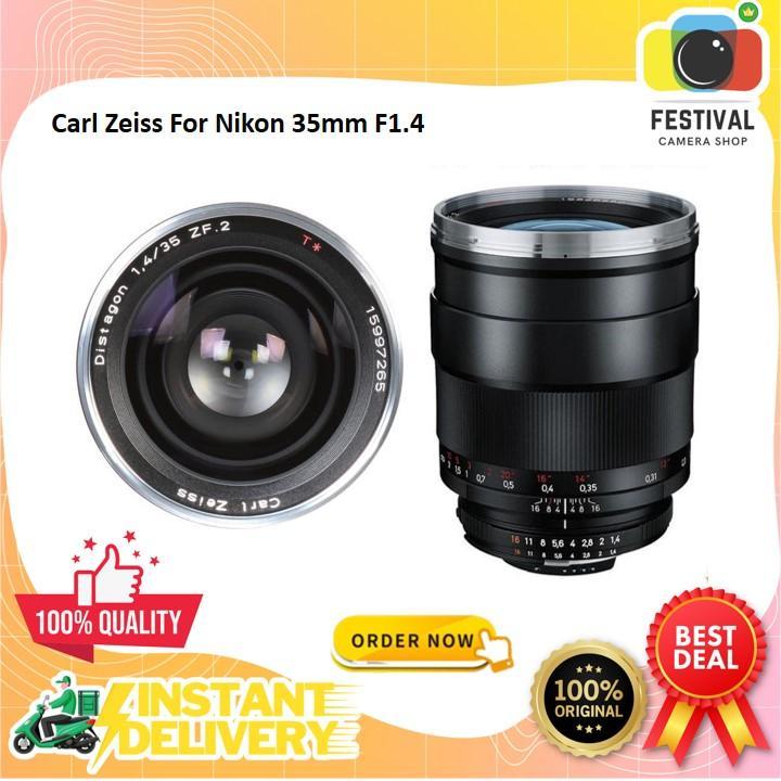 Carl Zeiss 35mm F1.4 35 F/1.4 ZF.2 Distagon T* For Nikon/Lensa Nikon 35mm f1.4 / Lensa Fix Nikon