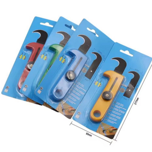 

Hook Cutter Pisau Sabit Akrilik Pembuka Tali Dus Cuter Kait Multifungsi Tajam All Warna Random