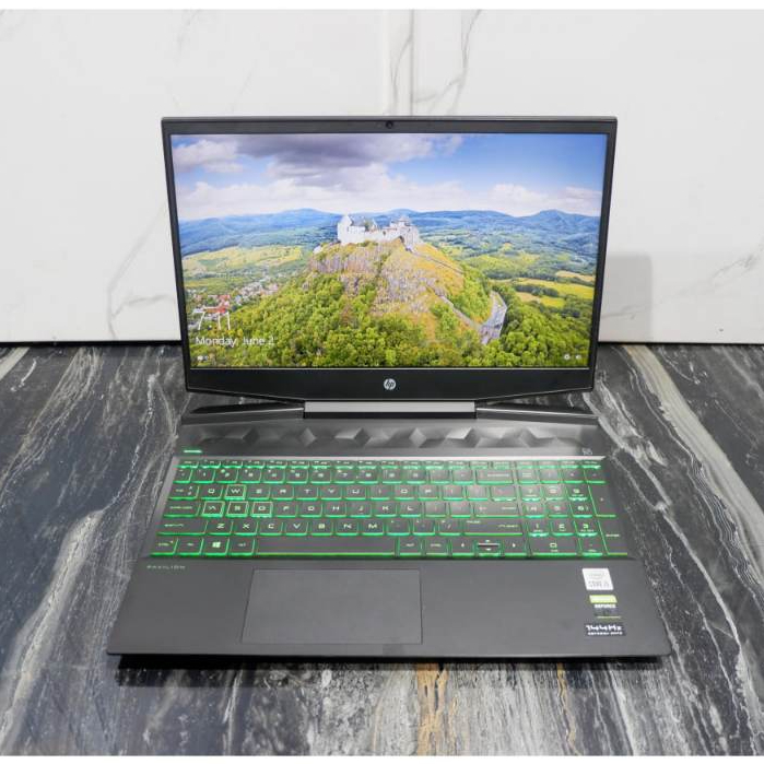 HP Pavilion Gaming 15-dk1064TX Core i5-10300H NVIDIA RTX 2060 Ram 16Gb Ssd 512Gb + 500Gb SCU20857
