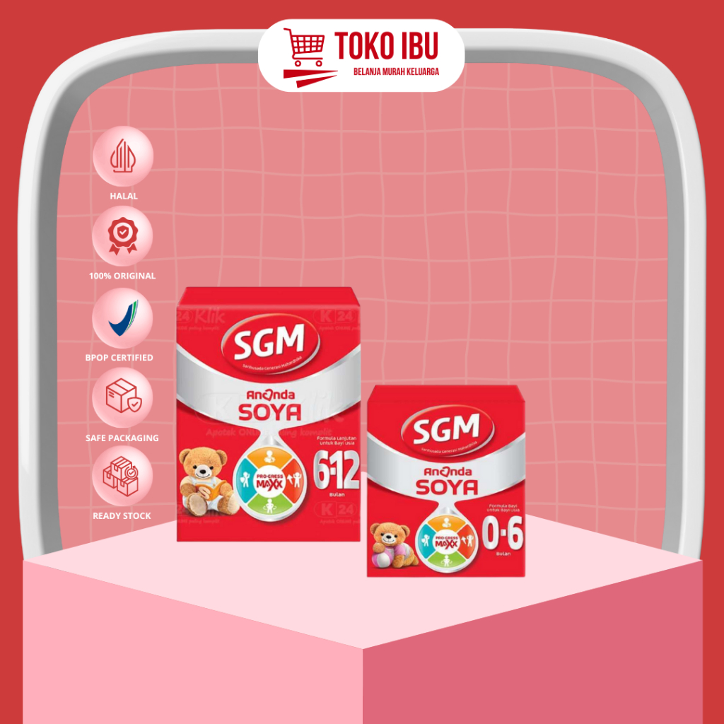 SGM Ananda Soya 0-6 bulan 200g | 6-12 bulan 400g