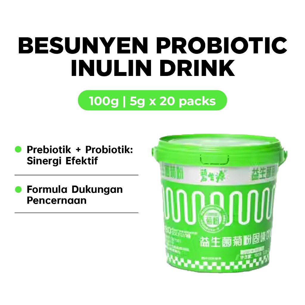 

Besunyen Probiotics, Minuman Probiotik Inulin Melancarkan Pencernaan