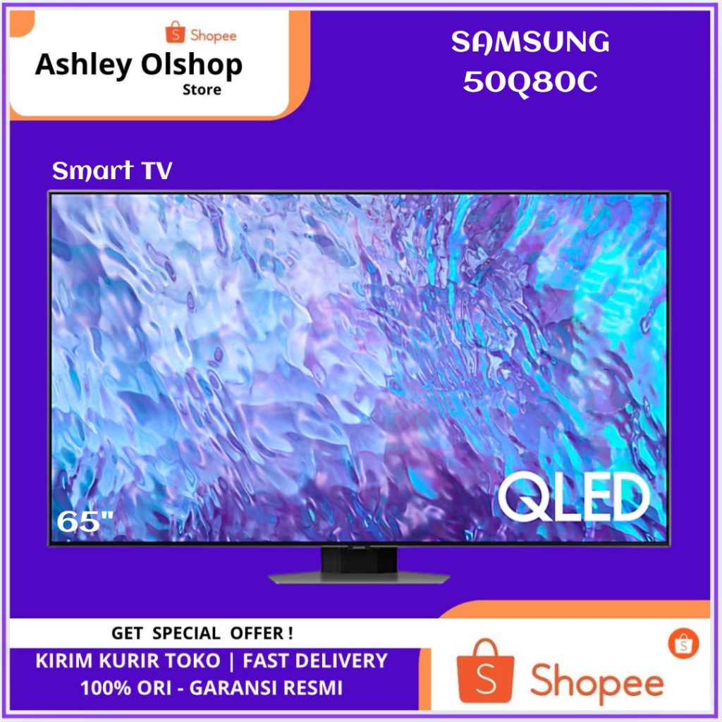 TV SAMSUNG QLED 50 Inch Q80 50" QLED 4K Samsung 50Q80C QA50Q80C