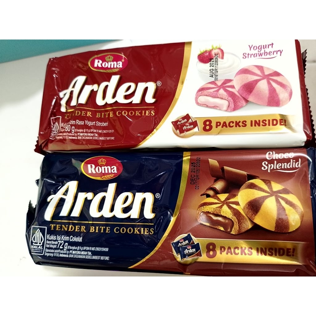 

Roma Arden Bite Cookies isi 8 packs @72g