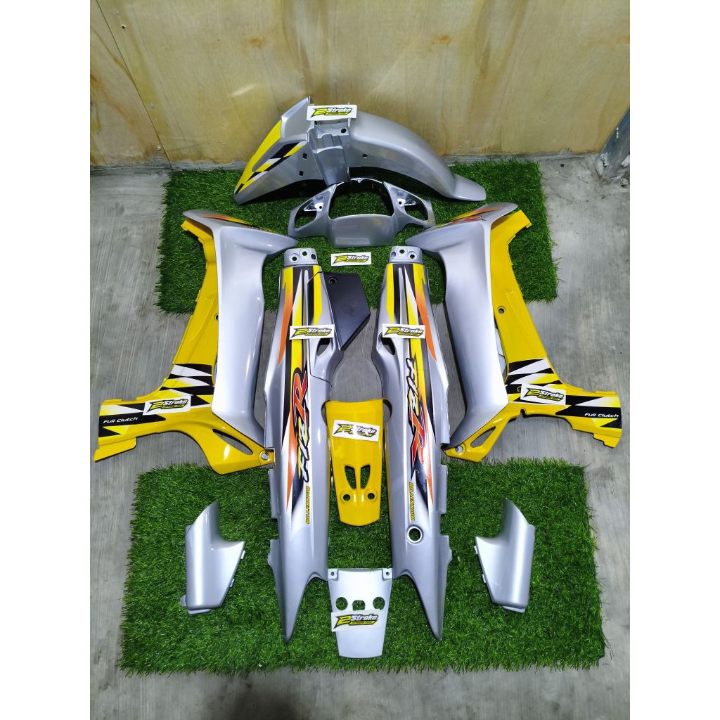 Fullset Body Halus Fizr Millenium Kuning Silver Body Set Yamaha F1zr Millenium