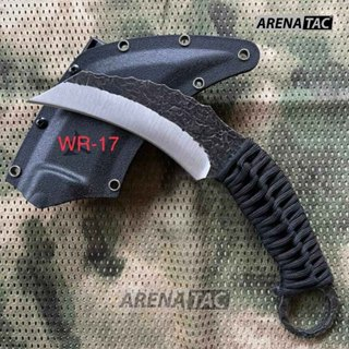 Arenatac - Pisau Karambit Tactical Kydex WR 17 Paracod / Pisau WR Tactical Outdoor + Holster Dan Tek