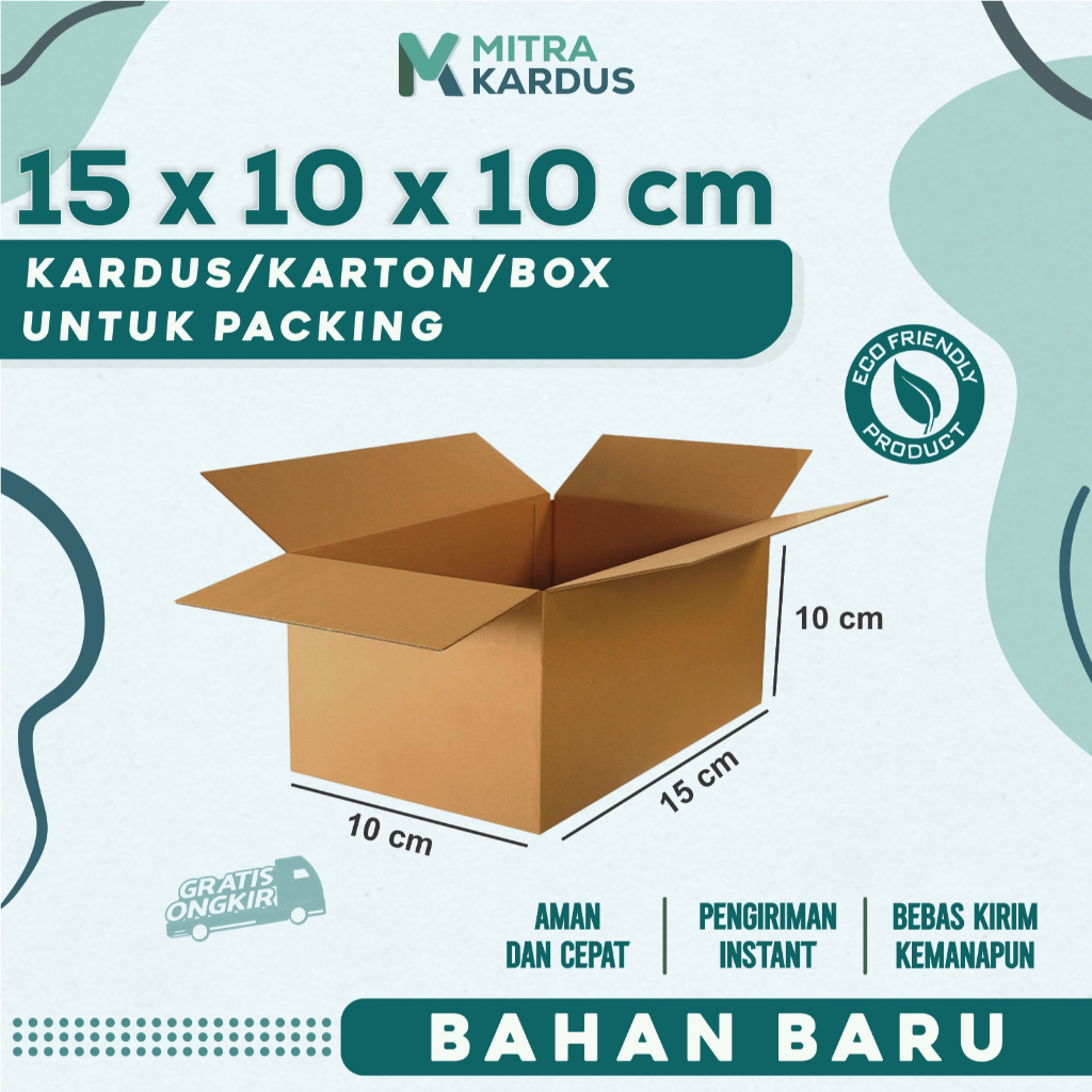 

kardus packing 15x10x10 cm / box karton corrugated single wall premium / Box Packing packing online